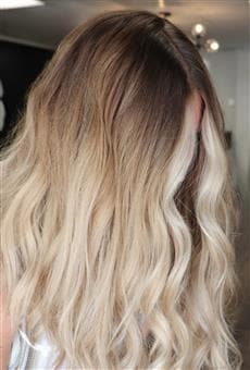 Lived-in blonde color
